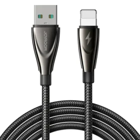Joyroom Pioneer Series SA31-AL3 Nabíjací kábel USB-A (M) - Lightning (M) 3A 1.2m čierna (6956116759520)