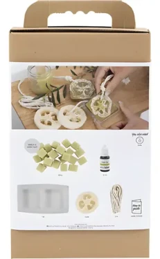 Creativ Company Výroba mydla Loofah Olive Green