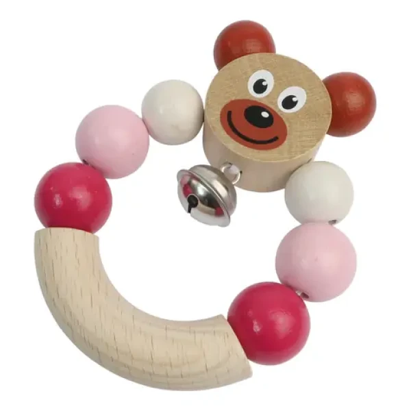 Detoa Hrkálka medveď ružová / od 6 mesiacov (8593547090334)