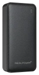 RealPower PB-20000 SSB čierna / Powerbanka 20 000 mAh / Pevnolátková batéria / USB-C 20W / USB-A 22,5W (558789)