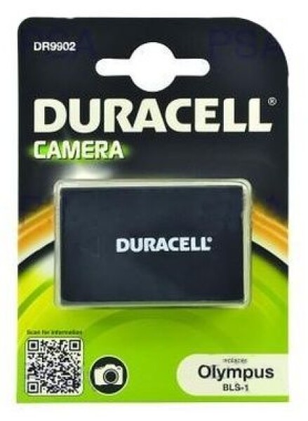 DURACELL Batéria - DR9902 pre Olympus BLS-1 / čierna / 1050 mAh / 7.4V (DR9902)