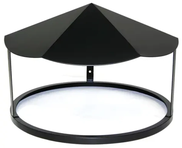 TKG Diabolo 350118 čierna / Ochranná strieška k popolníku
