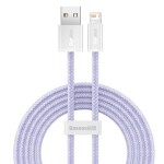 Baseus CALD000505 Kábel USB-A (M) - Lightning (M) 2 m fialová (CALD000505)