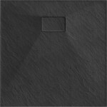 MEXEN - Hugo sprchová vanička štvorcová SMC 90x90, čierna 42709090