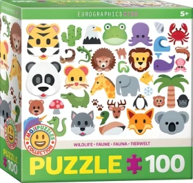 EUROGRAPHICS Puzzle Emoji zvieratká