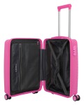 Malý škrupinový kufor Travelite Pacific S Pink