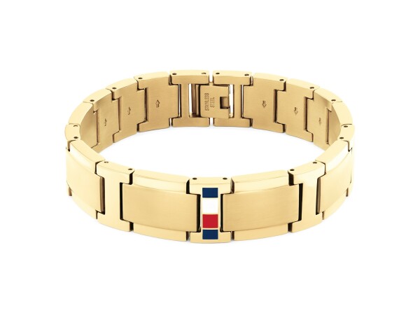 Tommy Hilfiger Pozlátený módny náramok z ocele Jameson 2790658