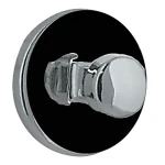 Spirella DOT háčik na uteráky 2 ks čierny-strieborný / ABS / samolepiaci / 35 mm (7610583203786)