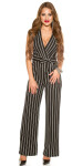 Sexy party jumpsuit with fabric belt white