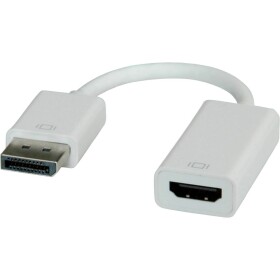 Roline DisplayPort / HDMI káblový adaptér Konektor DisplayPort, Zásuvka HDMI-A 0.15 m sivá 12.03.3134 Kábel DisplayPort; 12.03.3134