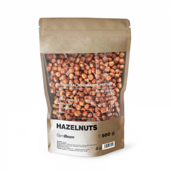 Gymbeam lieskove orechy bez prichute 500 g