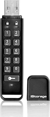 IStorage iStorage IS - FL - DAP3 - B - 64 64GB datAshur Personal2 256 - bitowy pendrive USB 3.0 z szyfrowaniem sprzętowym