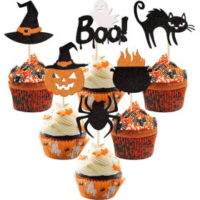 Zápich na muffiny Halloween, 36 ks - Cakesicq - Cakesicq