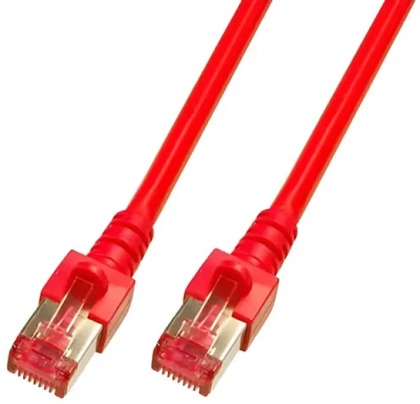 EFB S/FTP Cat6 30 m červená / Patch kábel / RJ-45 / LSZH (K5512.30)