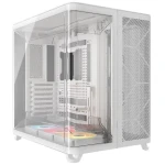 Corsair AIR 5400 RS R ARGB biela / E-ATX / 3x USB-C / 3x 120mm / bez zdroja / priehľadná bočnica (CC-9011319-WW)