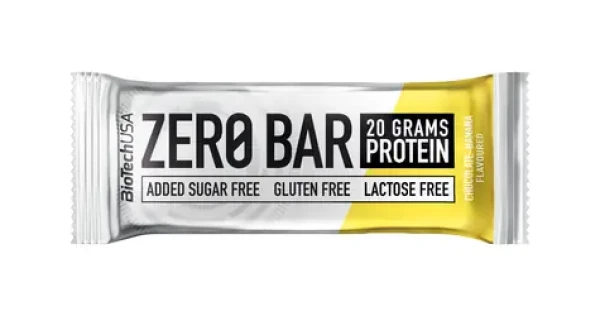 BioTech Zero Bar 50 g chocolate banán (08805)