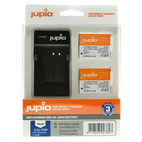 JUPIO Set 2x batéria Li-90B/92B a nabíjačka pre Olympus / Sada batérie a nabíjačky / 1270 mAh / Li- ION (COL1000)