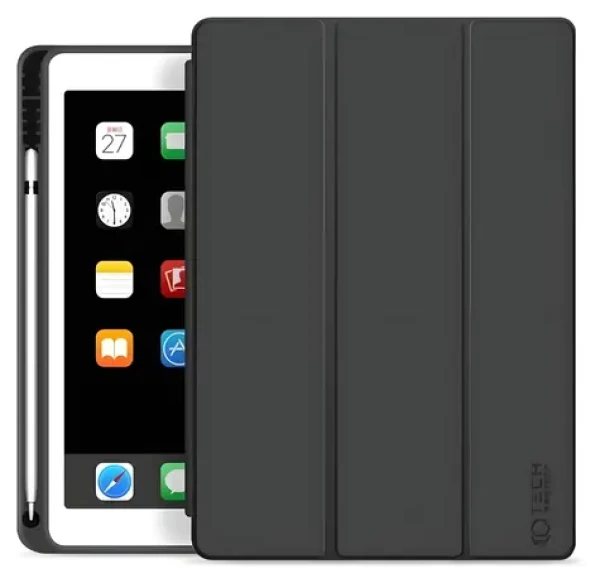 Tech-Protect SC Pen čierna / Puzdro pre Apple iPad 10.2" (2019/2020/2021) / schránka na stylus (5906735415575)