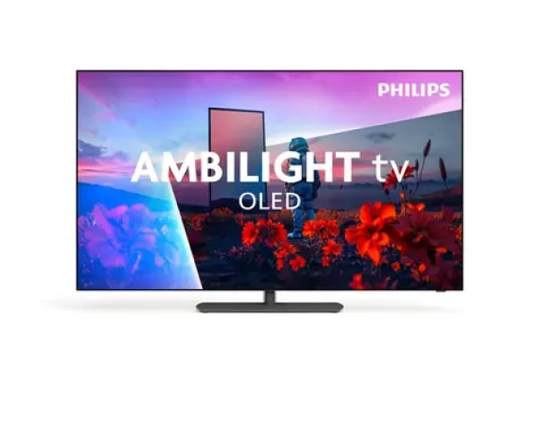 55" Philips 55OLED811/12 sivá / Televízor / OLED / 4K UHD / Google TV / Wi-Fi 6 / 70W repro (55OLED811/12)