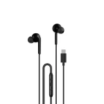 Dudao X3C drôtové slúchadlá do uší čierna / s mikrofónom / USB-C / 1.2 m (164547)