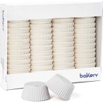 Formičky na muffiny biele 600 ks 55×45 mm - Decora - Decora