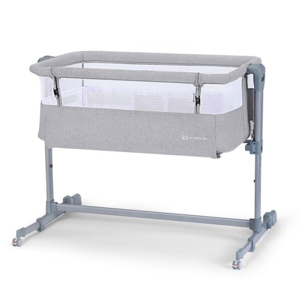 KINDERKRAFT Postieľka detská polohovateľná Neste Air Grey