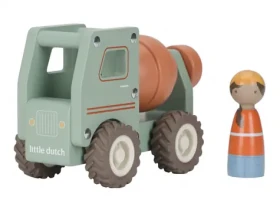 Little Dutch Nákladiak s miešačkou drevený
