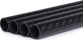 Alphacool Alphacool Carbon HardTube 13mm 4x 80cm, tube (black, set of 4)