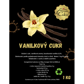 Vanilínový cukor 1 kg - dortis - dortis