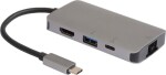 MicroConnect Microconnect USB3.1CCOM16 stacja dokująca Przewodowa USB 3.2 Gen 1 (3.1 Gen 1) Type-C Sivý