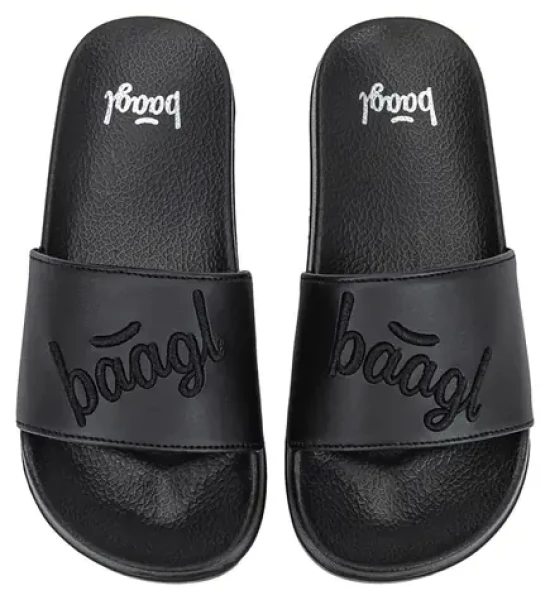 BAAGL Šľapky Logo čierna veľ. 39 / Šľapky / protišmyková podrážka