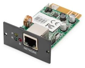 Digitus SNMP WEB karta V2.0 / Sieťová karta pre UPS / RS-232 / Ethernet 10/100 / SNMP (DN-170100-1)