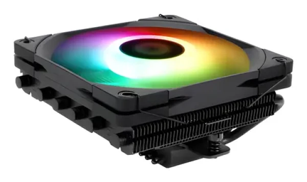 ThermalRight AXP120-X67 ARGB čierna / Chladič CPU / Low Profile / 120 mm / 26.1 dB pri 1800 RPM / Intel + AMD (AXP120 X67 BLACK ARGB)