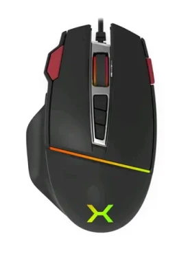 KRUX Fuze PRO čierna / herná myš / 11 tlačidiel / optická / 12 000 DPI / USB / RGB / 1.8m (KRX0074)