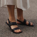 Groundies Kos Black barefoot sandály 41 EUR