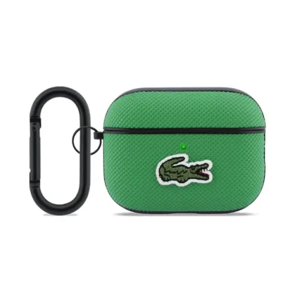 Lacoste Petit Pique Croc Logo Patch Puzdro pre AirPods Pro 3 Green (57983128167)