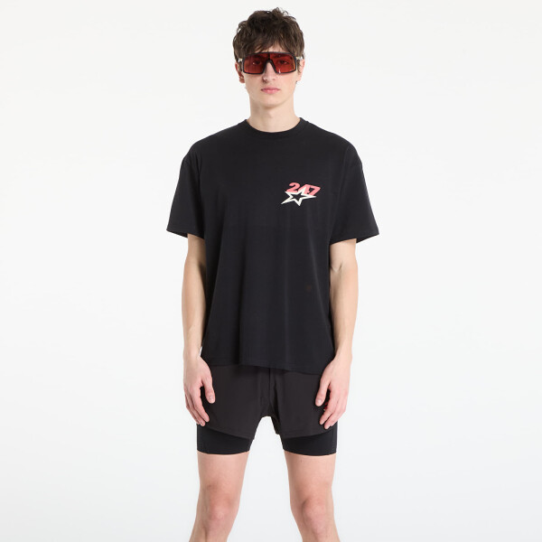 Tričko REPRESENT Team 247 Star Print Oversized Tshirt UNISEX Jet Black XL