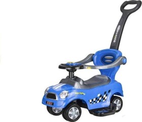 Megacar QUICK COUPE s vodiacou tyčou 85x40x60 cm modré