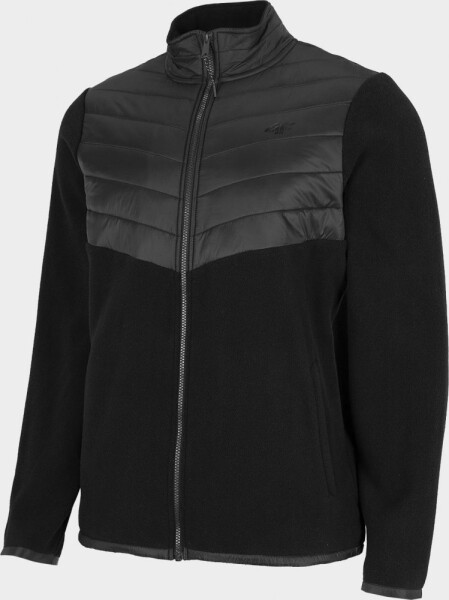 4F-MENS FLEECE PLM014A-20S-DEEP BLACK Čierna