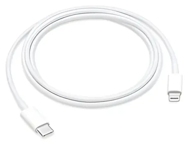 IPhone biela / Dátový kábel / Lightning na USB-C / 1 m / OEM (57983108912)