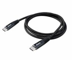 Akasa AK-CBUB54-10BK kábel čierna / USB-C kábel / 100W / 1m (AK-CBUB54-10BK)