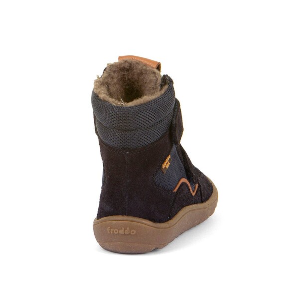 Chlapčenská zimná barefoot obuv TEX WINTER Dark Blue, Froddo, G3160233, tmavomodrá - 23