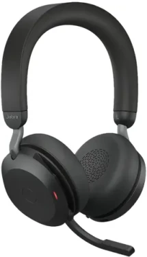 Jabra Evolve2 75 UC USB-C čierna / bezdrôtové slúchadlá / mikrofón / ANC / USB-C (nabíjanie) / USB adaptér + Bluetooth (27599-989-899)