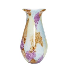 Hübsch Sklenená váza Multi Coloured 30 cm
