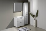AQUALINE - VEGA galérka 80x70x18cm, biela VG080