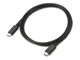 Lenovo USB4 kábel USB-C čierna / Kábel / 40 Gbps / 240 W / 8K 60Hz / 1 m (4X91U94413)