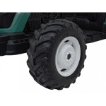 Mamido Detský elektrický traktor GROW 1804 24V tmavo zelený