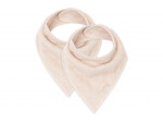 Jollein Podbradník bandana 2ks Pale Pink (029-867-00090)