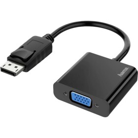 Hama 00200337 DisplayPort / VGA adaptér [1x UK zástrčka - 1x zástrčka DisplayPort] čierna; 00200337