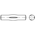 TOOLCRAFT 136422 čiastočne ryhovaný valcový kolík (Ø x d) 1.5 mm x 8 mm ocel 250 ks; 136422